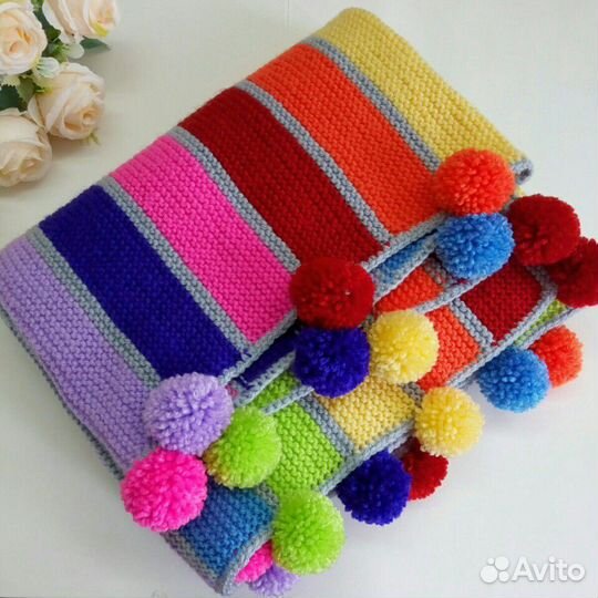 Плед ручной работы