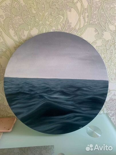 Картина маслом на холсте море океан