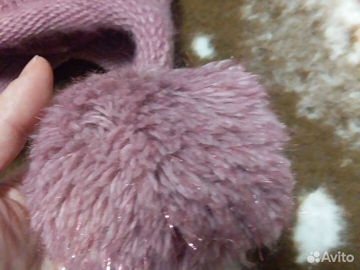 Шапка для девчоки 7 8 лет