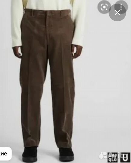 Клевые вельветовые джинсы Uniqlo U