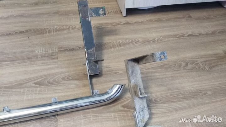 Защита порогов duster 