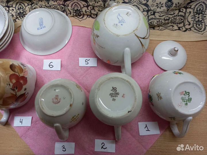 Фарфоровая посуда,молочники,сахарницы