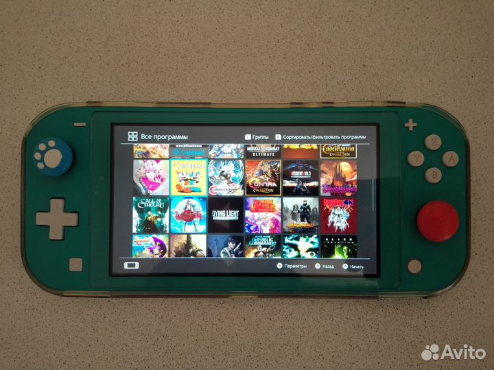Nintendo switch lite с играми