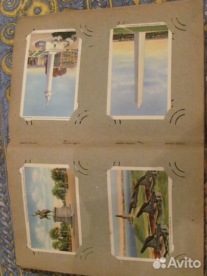 Почтовые открытки цветные США 1930-е гг. 85 шт