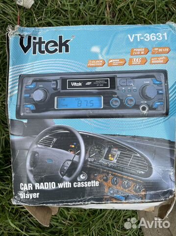 Колонки и автомагнитола Vitek