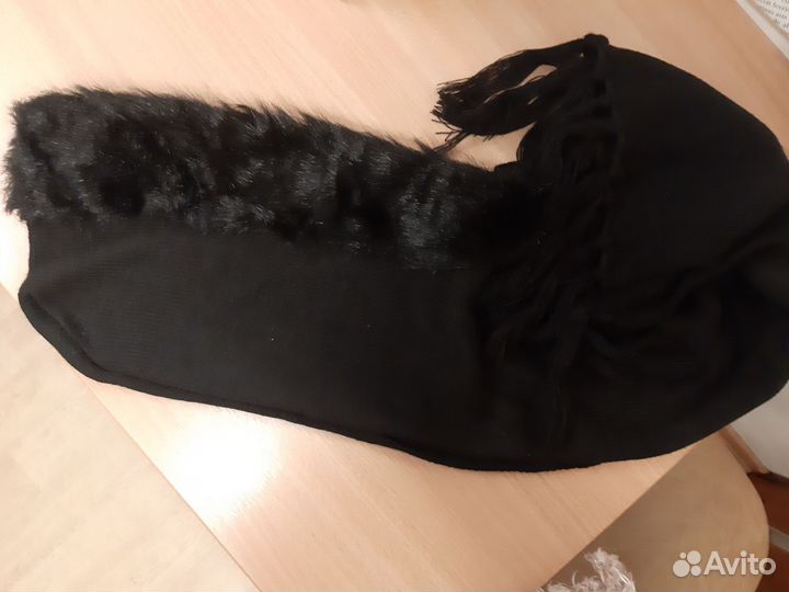 Капор- шарф женский