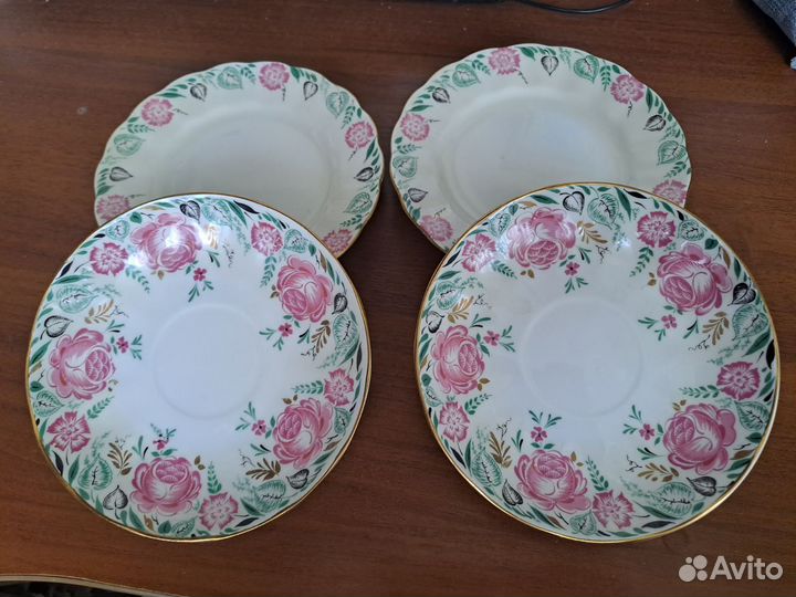 Блюдце и пирожковая тарелка лфз