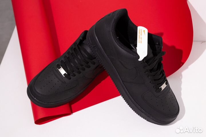Кроссовки nike air force 1 черные