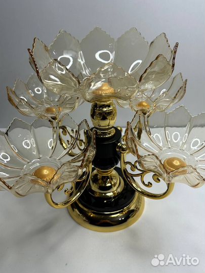 Ваза для фруктов и сухофруктов, крутящая подставка