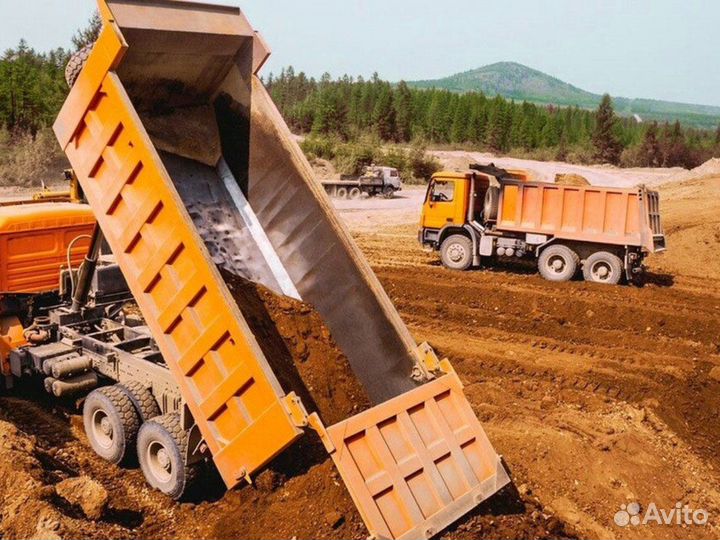 Песок \ Отсев гранитный строительный с доставкой о