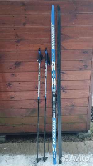 Лыжи беговые Nordway, Karyala, крепления, палки