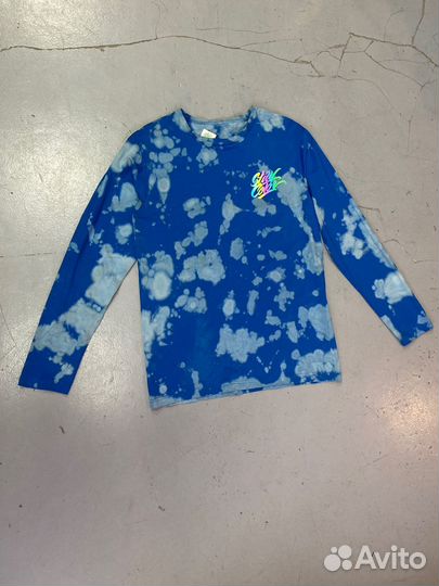 Лонгслив унисекс оверсайз тайдай tiedye