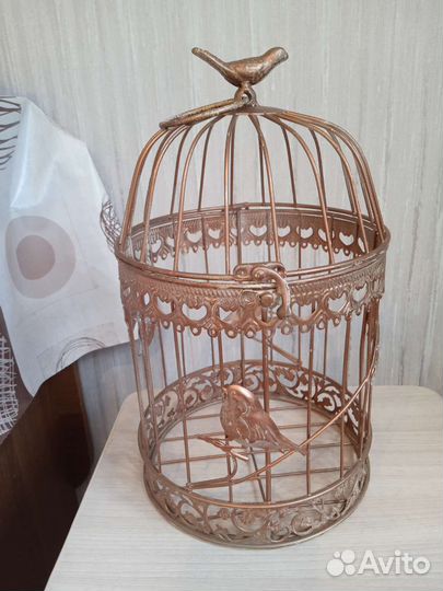 Клетка для птиц декоративная