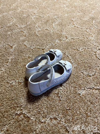 Туфли для девочки 27 размер белые котофей