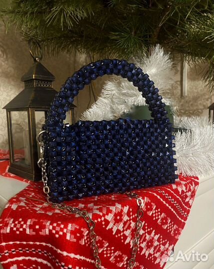 Сумка из бусин ручной работы