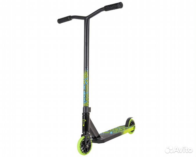 Самокат techteam Duker 202 черный/зеленый (2022)