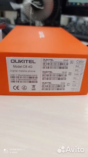 Телефон oukitel C8 4G