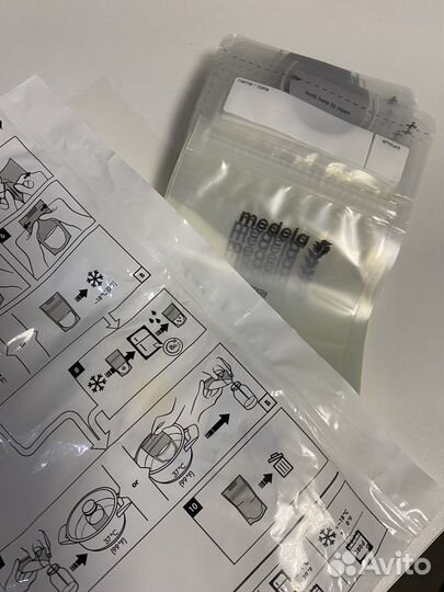 Пакеты для хранения грудного молока avent, medela