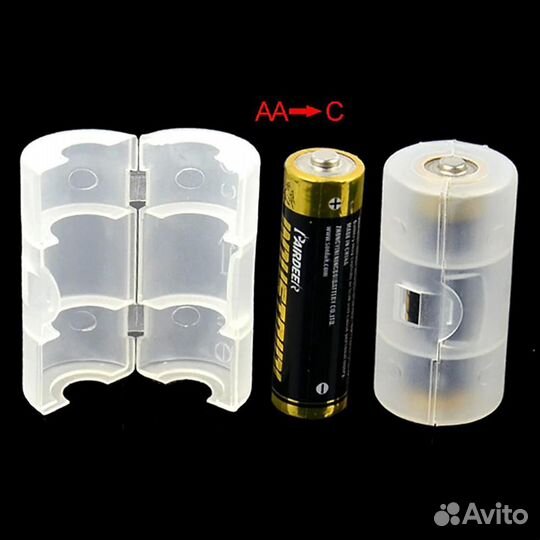 Переходник для батареек AA AAA С D