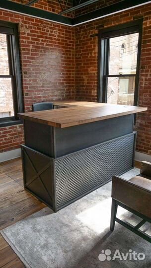 Стойка ресепшн / мебель лофт