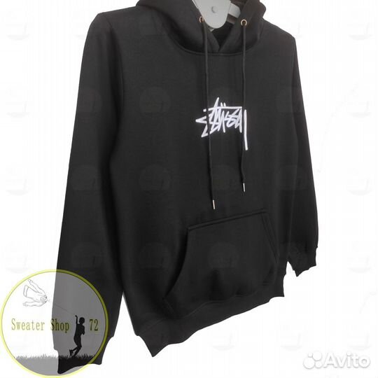 Худи Stussy черное