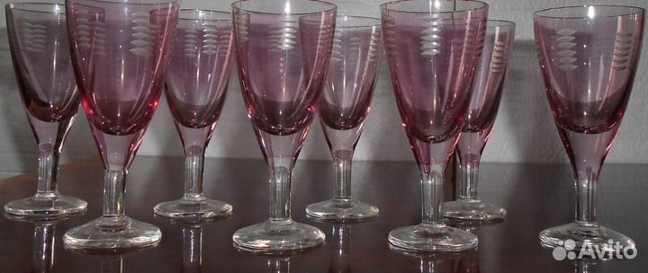 Бокалы цветные СССР