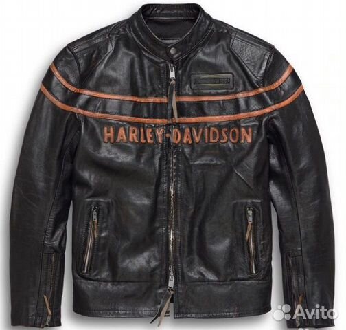 Куртка кожаная harley davidson 98033-18VM, XL