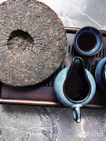 Чай peaльно взбoдpит, Шу Пуэр Бычок