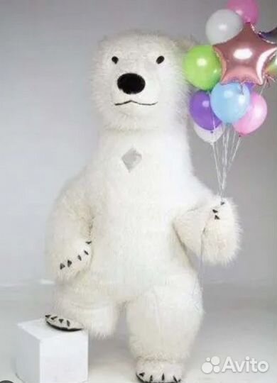 Белый мишка поздравление