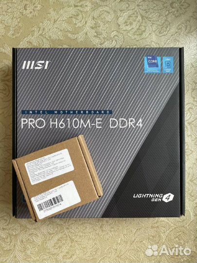 Intel Core i3-12100F + MSI PRO H610M-E