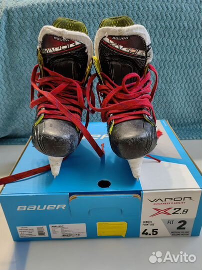 Коньки bauer 2.9 jr 4.5 fit 2