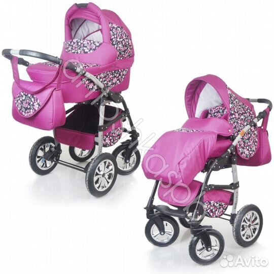 Детская коляска 3 в 1 Smile Line Platinum