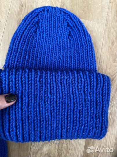 Комплект (шапка, снуд, варежки)