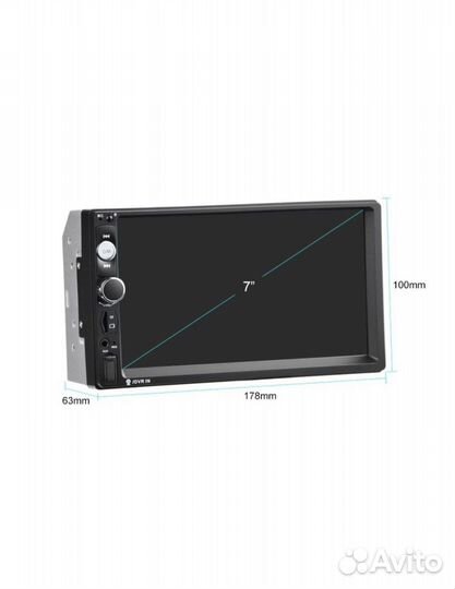 Магнитола 2din 7 дюймов