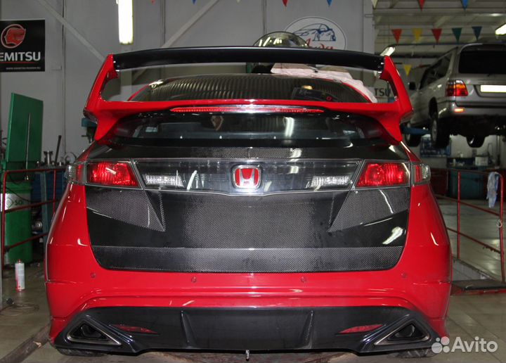 Спойлер mugen Honda Civic 8 5D
