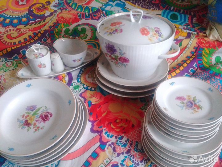 Столовый сервиз фарфор СССР