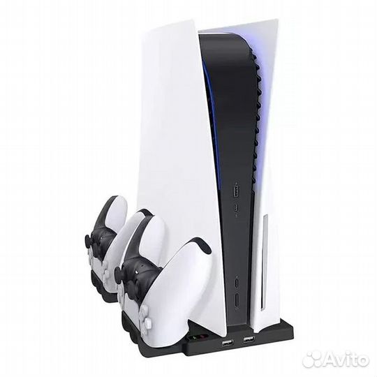 Подставка + зарядка для 2-х контроллеров Sony PS5