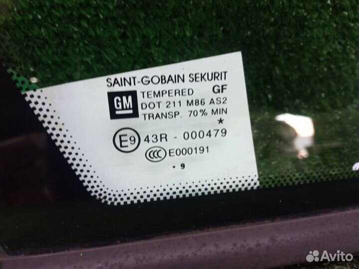 Стекло кузовное глухое правое Opel Corsa D (2006