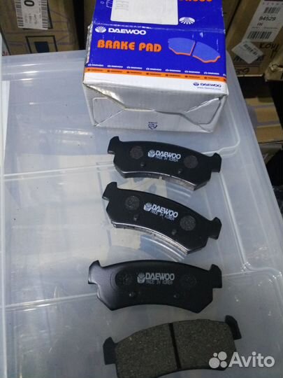 Колодки тормозные задние на Chevrolet Lacetti