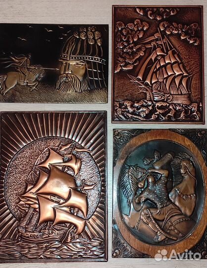 Панно чеканка СССР