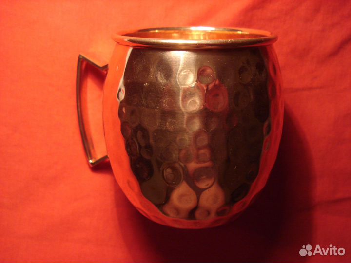 Кружка Зож Медь Аюрведа Коллекционная Медная Индия