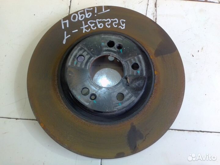 Диск тормозной передний вентилируемый