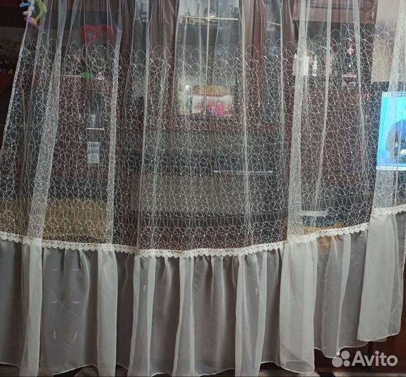 Готовый тюль на кухню