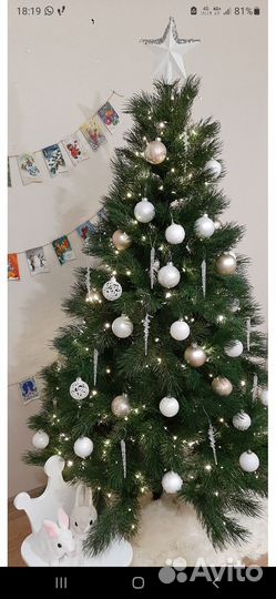 Елка искусственная литая 180 см