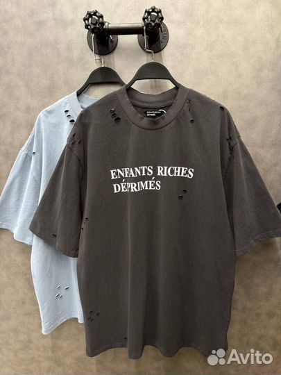 Футболка Enfants Riches Deprimes рваная оверсайз