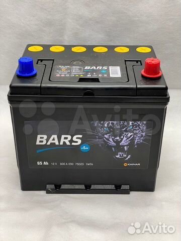 Аккумулятор 65 Ач Bars