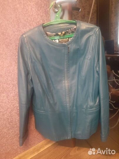 Куртка кожаная женская 52 54 размер