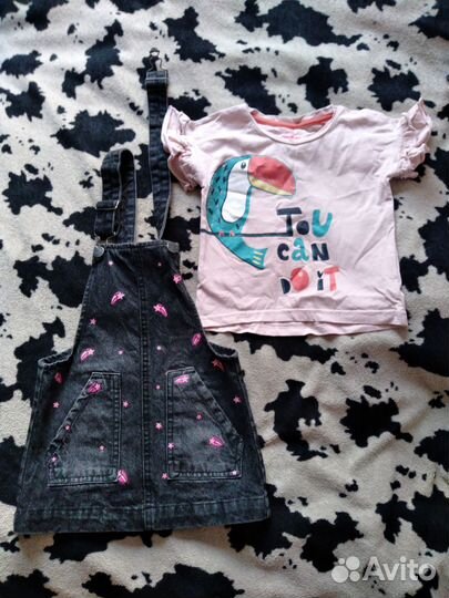 Вещи пакетом для девочки 98-104