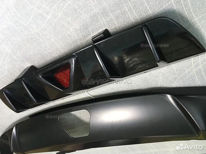 Диффузор заднего бампера Мазда6 Mazda 6 накладка