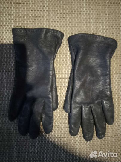 Перчатки кожаные